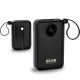 6. Dudao K14+ Powerbank 20000mAh 22.5W USB-C / USB-A / Built-in Lightning and USB-C Cables - Black