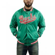 Mitchell &amp; Ness NBA Milwaukee Bucks Lightweight Jacket M STJKMG18013-MBUDKGN