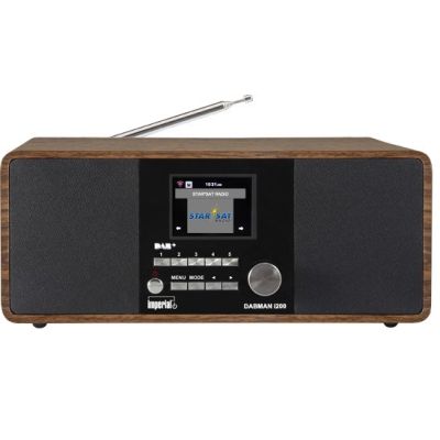 imperial DABMAN i200 Internet/DAB+/DAB/FM radio with wood-look finish