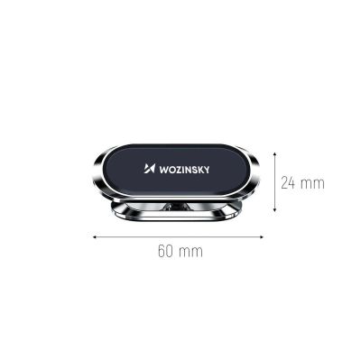 11. Wozinsky Self-Adhesive Magnetic Car Mount 360 for Dashboard Silver (WMH-06)