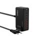 Wozinsky 240W GaN QC3 Charging Station - Black