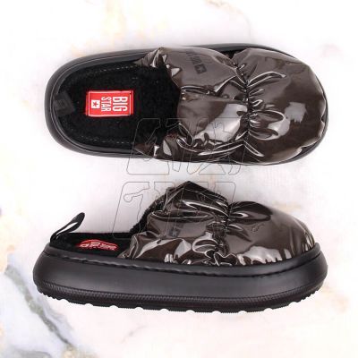 8. Home slippers metallic Big Star W INT1910 black