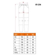 Black NEO tools 81-236-S protective trousers