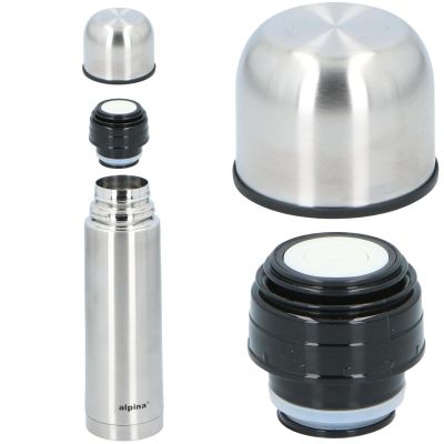 4. ALPINA THERMAL TOURIST THERMOS 480ML SILVER