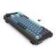 8. REDRAGON K724GBG-RGB-PRO Behemoth Keyboard USB + RF Wireless + Bluetooth Gray, Blue