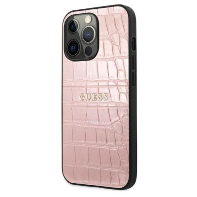 2. Guess Croco Strap Collection iPhone 13 Pro / 13 6.1" Case - Pink