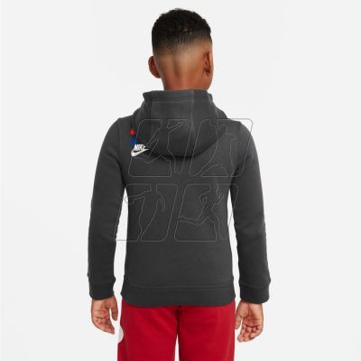 6. Sweatshirt Nike Sportswear SI Fleece PO Hoody Jr FD1197 070