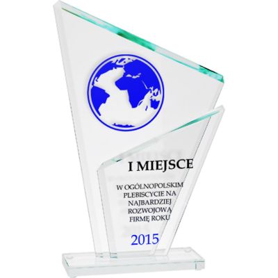 6. Glass trophy
