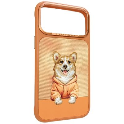 3. Nimmy Gentle Pets Series Dog MagSafe case for iPhone 17 Pro - orange