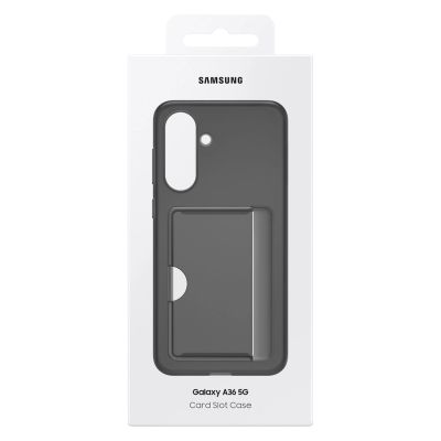7. Samsung Card Slot Case EF-OA366TBEGWW with Card Slot for Samsung Galaxy A36 5G - Black