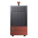 34. Jonsbo T6 Case, Mini-Tower, Mini-ITX, Tempered Glass, Wood - Black