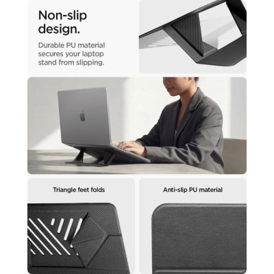 9. Spigen SlimFold LD201-S6 Laptop Stand - Gray