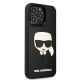 3. Karl Lagerfeld 3D Rubber Karl's Head Case for iPhone 13 Pro / iPhone 13 - Black