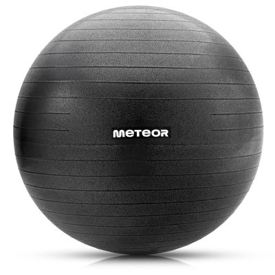 Meteor Fitness Ball 55 cm Black