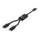 3. Acefast C5 USB-C - USB-C / USB-C 2in1 100W 480Mb/s cable - black