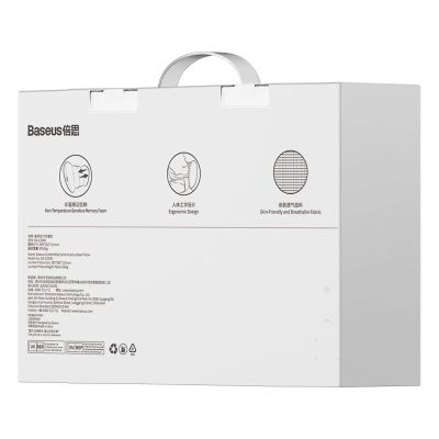 8. Baseus ComfortRide car lumbar pillow - gray