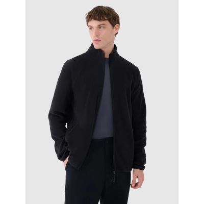 4. Men's trekking fleece with stand-up collar 4F 4FWSS25TFLEM304-20S