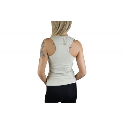 3. GymHero Tank TOP-NUDE Beige S