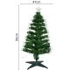 11. DECORATIVE FIBER OPTIC CHRISTMAS TREE WARM WHITE 90CM