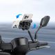 12. Baseus GoTrip Motorcycle Phone Holder for Mirror, with Shock Absorption - Black