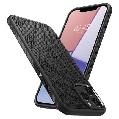 9. Spigen Liquid Air Case for iPhone 12 / iPhone 12 Pro - Matte Black