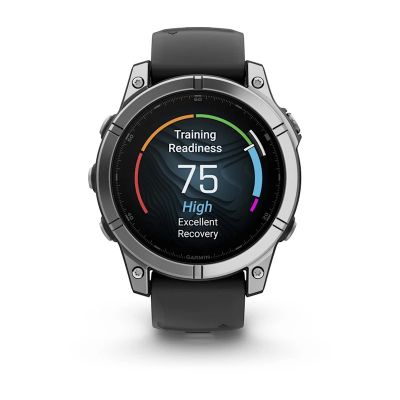 7. Garmin Fenix E stainless steel watch 010-03025-00