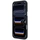 5. BMW Sign Deboss Quilted Metal Logo MagSafe Case for iPhone 18 Pro Max / 17 Pro Max - Dark Gray