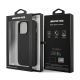 8. AMG AMHCP14LDOLBK iPhone 14 Pro 6.1 "black / black hardcase Leather Hot Stamped