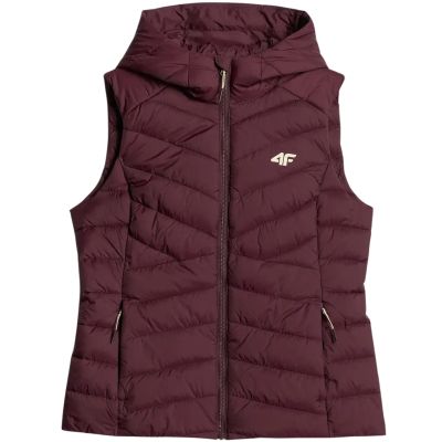 2. Women's 4F F372 Burgundy Vest 4FWAW26TVJAF372 60S