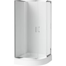 Semicircular shower cabin 80x80 cm