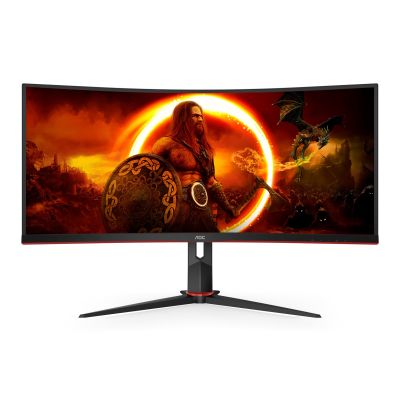 13. Monitor AOC 34"/ CU34G2XP BK 2xHDMI 2xDP 5xUSB