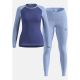 Thermal underwear - Odlo Set ACTIVE WARM Special Set size S Navy blue
