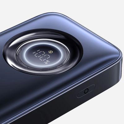 13. Baseus EnerCore CR11 20000mAh 100W Power Bank with Retractable USB-C Cable - Black