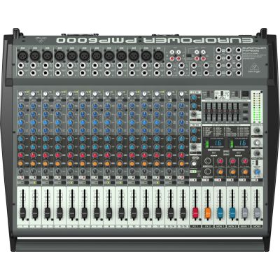 4. Behringer PMP6000 Audio Mixer 20 Channels 10 - 200000 Hz Black