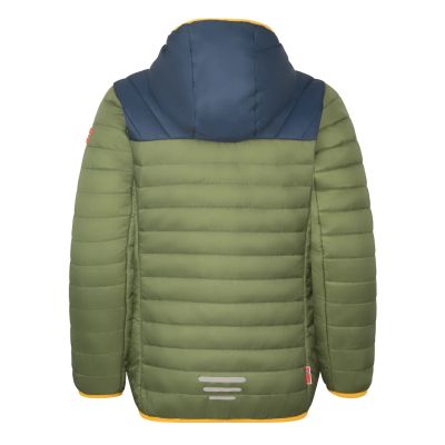 3. Trollkids Kids Eikefjord Jacket moss/mystic blue/golden yellow (463-331)