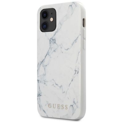 5. Guess Marble Case for iPhone 12 mini 5.4" - White