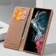 14. Dux Ducis Hivo case Samsung Galaxy S23+ flip cover wallet stand RFID blocking brown