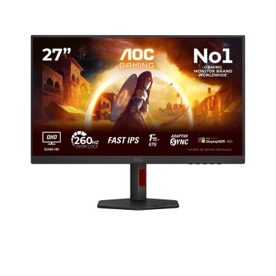 43. LCD Monitor 27" AOC G4 Q27G4ZR 68.6cm 2560x1440px Quad HD LED Black and Red