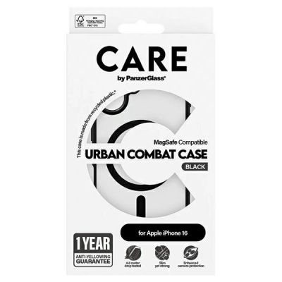 4. CARE by PanzerGlass Flagship Urban Case iPhone 16 6.1" MagSafe 1357