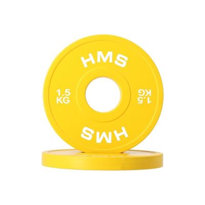 8. Bumper Olympic Plate Set 2x (0.5kg, 1kg, 1.5kg, 2kg, 2.5kg) HMS CBRS Set