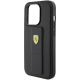 7. Ferrari Grip Stand Metal Logo case for iPhone 15 Pro - black