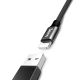 4. Baseus Yiven fabric braided cable USB / Lightning 1.2M black (CALYW-01)