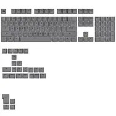 Glorious GPBT Basics, ANSI layout (USA), PBT, Dye-Sub - Armor Gray