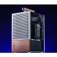 10. Jonsbo T6 Mini-Tower PC Case, Mini-ITX, Tempered Glass, Wood - Silver