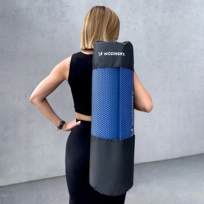 5. Wozinsky exercise mat 181 x 63 x 0.9 cm thick gymnastic yoga mat black