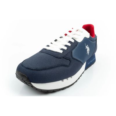 3. US Polo Assn sports shoes sneakers men's fashionable comfortable navy blue