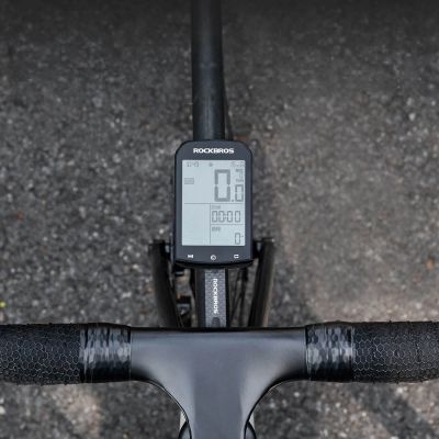 5. Rockbros FK-307W Carbon Fiber Bike Computer Mount - Black