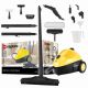 6. ELDOM STEAM CLEANER CM2000 VAPURO 1500W 1.2 L CAPACITY 15 ELEMENTS: CORRUGATED HOSE, 2-PIECE PIPE, FLOOR BRUSH, WASHER