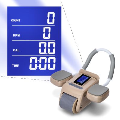 9. KA08 Automatic Abdominal Wheel with LCD Display and HMS Charging