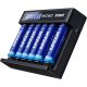 4. XTAR CHARGER FOR CYLINDRICAL LI-ION 18650 BATTERIES - 6 CHANNELS MC6C